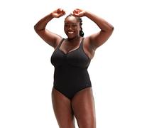 Speedo Shaping AquaNite 1 Piece Bañador Mujer, Negro, 42