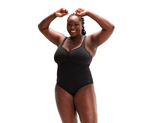 Speedo Shaping AquaNite 1 Piece Bañador Mujer, Negro, 44
