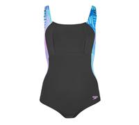 Speedo Shaping Luna Lustre Printed 1 Traje de baño de una Pieza para Mujer, Indigo Glow, 42