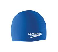 Speedo Silicone Solid Swim Cap, Speedo Blue, One Size