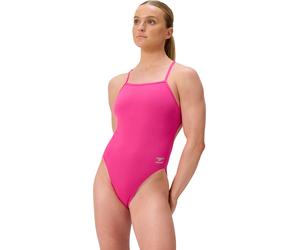 Speedo solid v-back 2.0 pink s - uk32
