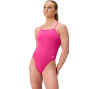 Speedo solid v-back 2.0 pink xxs - uk28