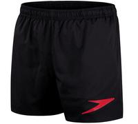 Speedo sport logo 16 watershort black/fed red s - uk32