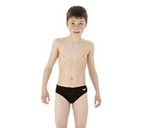 Speedo Superiority - Traje de natación para niño, tamaño 28", Color Negro/Blanco