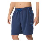 Speedo Swim Trunk Knee Length Pantalones Cortos de Entrenamiento y Trajes de baño Marina II Volley de 20 Pulgadas, Jaspeado/Azul, L para Hombre