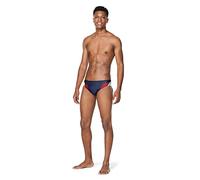 Speedo Swimsuit Brief Endurance+ Splice Team Colors Bañador, Edge Navy/Red, 28 para Hombre