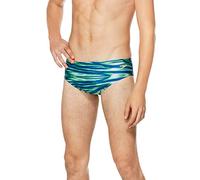 Speedo Swimsuit Brief Prolt Printed Team Colors Bañador, Wave Blue/Green, 26 para Hombre