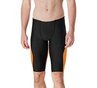Speedo Swimsuit Jammer Eco Prolt Solid Colors Bañadores Ajustados para Hombre, Block Team Orange, 38