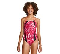 Speedo Swimsuit One Piece Prolt Flipback Printed Traje de baño de una Pieza, Bleach Rose Violet, 38 para Mujer
