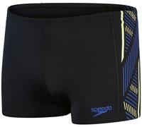 Speedo tech panel aquashort black/chroma blue/spritz s - uk32