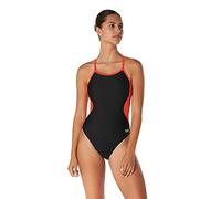 Speedo Traje de baño de una Pieza Prolt Flyback sólido Adulto Equipo Colores
