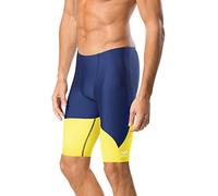 Speedo - Traje de baño para Hombre, Tela Endurance+, Colores de Equipo, Talla 30, Azul Marino/Dorado