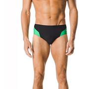 Speedo - Traje de baño para Hombre, Tela Endurance+, Colores de Equipo, Talla 30, Negro/Verde