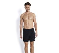 Speedo Trim Leisure - Bañador de pantalón Corto para Hombre, Hombre, Color Black/Oxid Grey, tamaño Medium