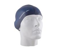 Speedo Unisex Adult Plain Flat Silicone Swimming Cap Swimming Cap One Size Navy