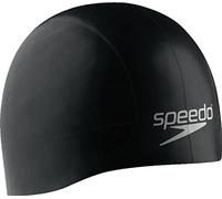 Speedo Unisex Adulto Swim Cap Silicona Aqua V,Speedo Negro, Grande