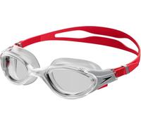 Speedo Unisex Gafas de natación Biofuse 2.0 | Ajuste fácil patentado | Antivaho | Sin goteos | Ajuste optimizado | Más comodidad Fed Red/Silver/Clear One Size