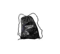 Speedo Unisex Pool Mesh Bag | Kit Bag | Swim Bag, Black, One Size