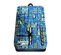 Speedo Vanquisher - Bolsa unisex para adultos, estampado de zafiro profundo, 35 L