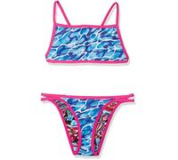 Speedo Waterflow/Fireglam Flip Reverse Bañador, Niñas, Rosa Eléctrico/Turquesa/Azul Amparo, 30