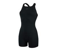 Speedo Women's Eco Endurance+ Legsuit Swimsuit| Chlorine Resistant | Recycled Fabric | Swim Fitness | Training | Holiday, Black, 38