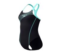 Speedo Women's Medley Logo Swimsuit Swimming Costume Arctic Glass Size 40" Appro