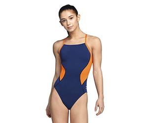 Speedo Womens Swimsuit One Piece Endurance+ Cross Back Solid Adult Team Colors