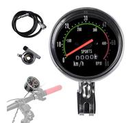 Speedómetro mecánico de ciclismo - Ordenador de tabla con cable, analógico, medidor de velocidad Accurate Odometer Speed Tracker, Compacto Handlebar Cycling Meter | Touring Motorcycle Scooter Mountain