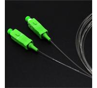 Speedoptic - Cable de Fibra Óptica Transparente Invisible - Orange SFR Bouygues - SC/APC a SC/APC - Alargador Jarretiere (5 metros)