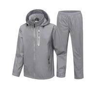 SPEEDRUN Traje Impermeable Hombre Reflectante Chubasquero Impermeable Jacket Chubasquero Moto Poncho Impermeable Rain Suit Man Bicicleta Senderismo Shubasquero Sport Outdoor