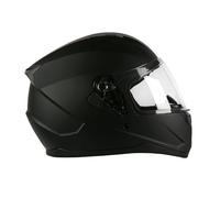 Speedway Casco Moto - Arcane - Casco Integral, Ideal Tanto para Hombre como Mujer, Nuestro Casco de Moto de Carretera es Ideal para Viajes Largos, capacete Moto homologado ECE y Dot - Negro Mate