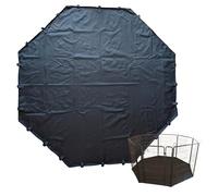 Speedwellstar - Alfombrilla para Mascotas, Impermeable, Universal, Color Negro, Alfombra, Estera, Base, Suelo, Extra Grande (Jaula no incluida)