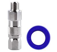 SPEEDWOX 1/4-Inch Airless Pistola Junta giratoria 360 grados rotación 1/4 pulgadas Junta rociadora con banda manguera de pulverización alta presión Junta giratoria mangueras accesorios conexión de