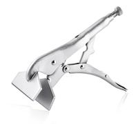 SPEEDWOX 10 pulgadas abrazadera de bloqueo abrazadera de bloqueo de chapa alicates extra ancho pato facetado herramienta de agarre de chapa resistente abrazadera de soldadura de apertura ajustable