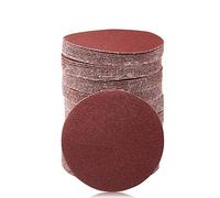 SPEEDWOX 100 discos de lija de 7,62 cm, grano 80, con gancho y bucle, para herramientas rotativas, sin agujeros