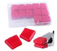 SPEEDWOX 24 puntas de goma de repuesto para alicates de vidrio de 6 pulgadas, puntas de goma para alicates de correr de vidrio, punta curvada, puntas de repuesto, suministros y herramientas de trabajo