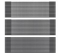 SPEEDWOX 36 Pack 5 pulgadas de sierra de rodillo extremo de husillo extremo reemplazo sierra de rodillo conjunto cuchillas doble diente inverso para(12PCS cada 10, 15 TPI, 18 TPI)