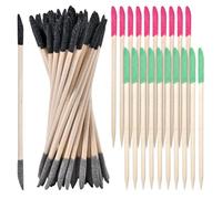 SPEEDWOX 60 piezas palos de lijado palos de fósforos de doble fino hilos de lijado detalles finos palos de pulido detalles finos herramientas de lijado para espacios ajustados modelos de plástico