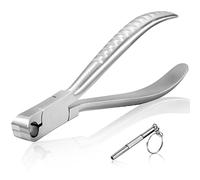 SPEEDWOX Alicates de corte de gafas de acero inoxidable de 6 pulgadas para reparación de gafas de ojos Alicates de corte de goma de plástico Tapones de goma deajuste de tornillo Alicates de reparación