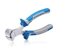 SPEEDWOX Alicates de corte final de 6 pulgadas para carpintero, cortador de alambre, alicates de corte final, alicates de corte de precisión, alicates de alta apalancamiento de corte de uñas