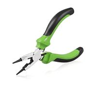 SPEEDWOX Alicates de joyería de punta redonda de 5 pulgadas con cortador, mini alicates de punta redonda, alicates de doblado de alambre, herramientas de corte lateral para hacer joyas