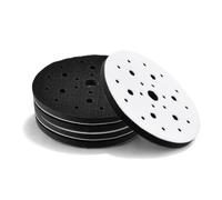 SPEEDWOX - Almohadilla de interfaz suave (5 unidades, 15 cm, 25 agujeros, velcro, cojín de esponja, soporte de pulido para lijadora orbital aleatoria, compatible con el pulido de madera