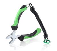 SPEEDWOX Crimpadora de pesca de 5,5 pulgadas con cortador, alicates de crimpado de pesca, alicates para una sola carrera, cortador, línea de pesca, tijeras, micro crimps de pesca