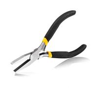 SPEEDWOX Duck Bill Alicates de punta plana para joyería de largo alcance 12,7cm mini de mandíbulas planas antideslizantes agarraderas de amortiguación herramientas de reparación de joyas