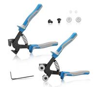 SPEEDWOX Juego de 2 cortadores de mosaico, alicates de azulejos y cortador de azulejos de cerámica con ruedas, cortador de vidrio de mano para vidrieras, herramienta de corte precisa de azulejos de