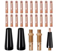 SPEEDWOX - Juego de 24 puntas de soldadura sin gas de núcleo flujado, puntas de contacto sin gas de núcleo flujado, accesorios de repuesto para soldador MIG para máquina de soldadura Snap-on 100L