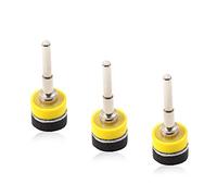 SPEEDWOX Juego de 3 discos de lija con gancho y bucle, 2,5 cm, con almohadillas de sujeción para taladro y almohadilla de pulido de capa de espuma suave.