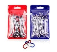 SPEEDWOX Juego de llaves de encendido métricas/SAE Juego de llaves de encendido de extremo abierto y extremo de caja estándar de combinación para ensamblar muebles pequeños equipos automáticos