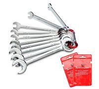 SPEEDWOX Juego de llaves de encendido SAE mini, 10 llaves de encendido de 5/32-7/16 pulgadas, extremo abierto y extremo de caja, llave combinada estándar para ensamblar mueble