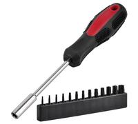 SPEEDWOX Juego de puntas Torx de seguridad, juego de 14 destornilladores magnéticos, a prueba de manipulaciones, juego de puntas Torx de 1/4 de pulgada para destornilladores, taladros de mano y